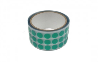 1/2" GREEN POLYESTER MASKING DOTS